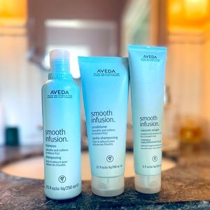 Aveda set - smooth infusion, naturally straight